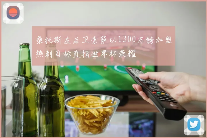 桑托斯左后卫索萨以1300万镑加盟热刺目标直指世界杯荣耀