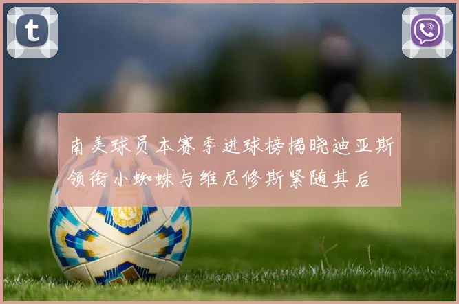 南美球员本赛季进球榜揭晓迪亚斯领衔小蜘蛛与维尼修斯紧随其后